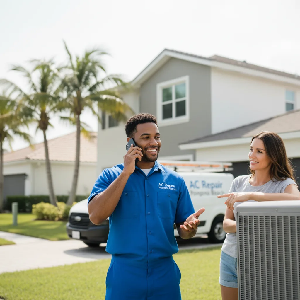 AC Repair Pompano Beach customer support in Bridgehampton
